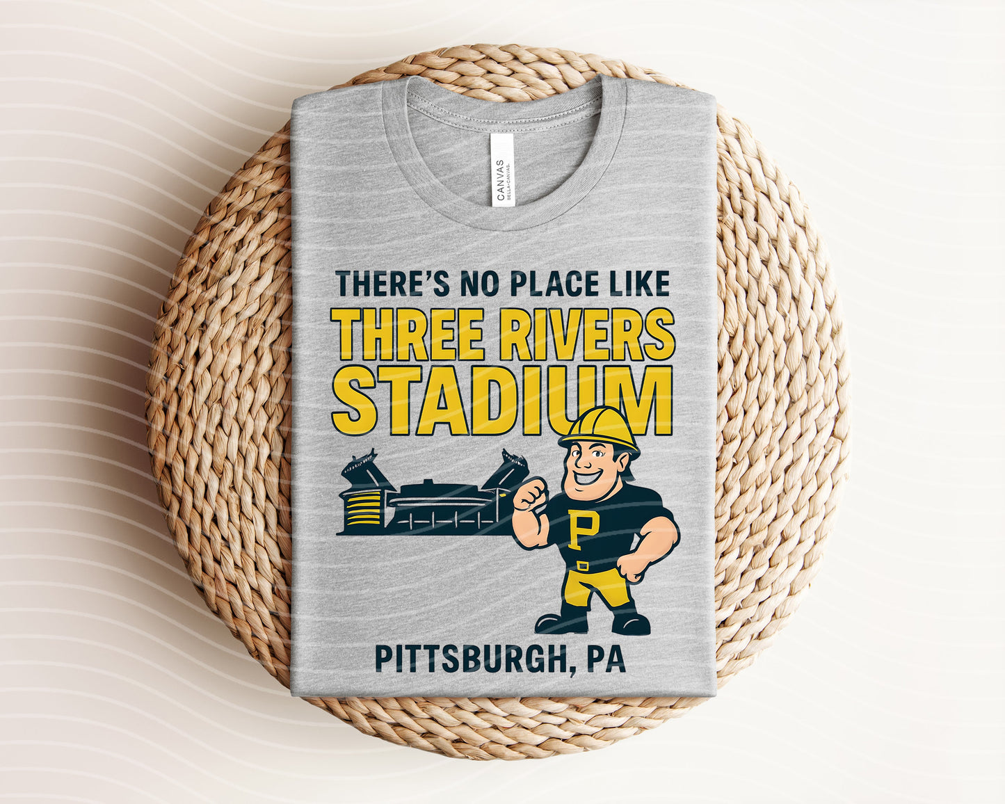 There's No Place Like Three Rivers Stadium Graphic Tee