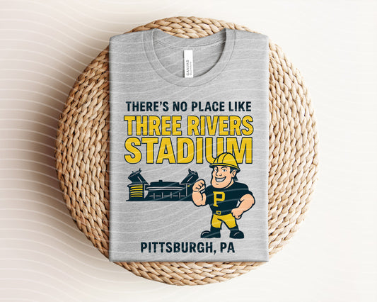 There's No Place Like Three Rivers Stadium Graphic Tee