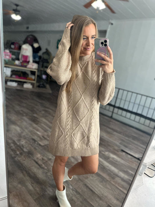 PREORDER: RERUN The Heather Sweater Dress 10.21.24