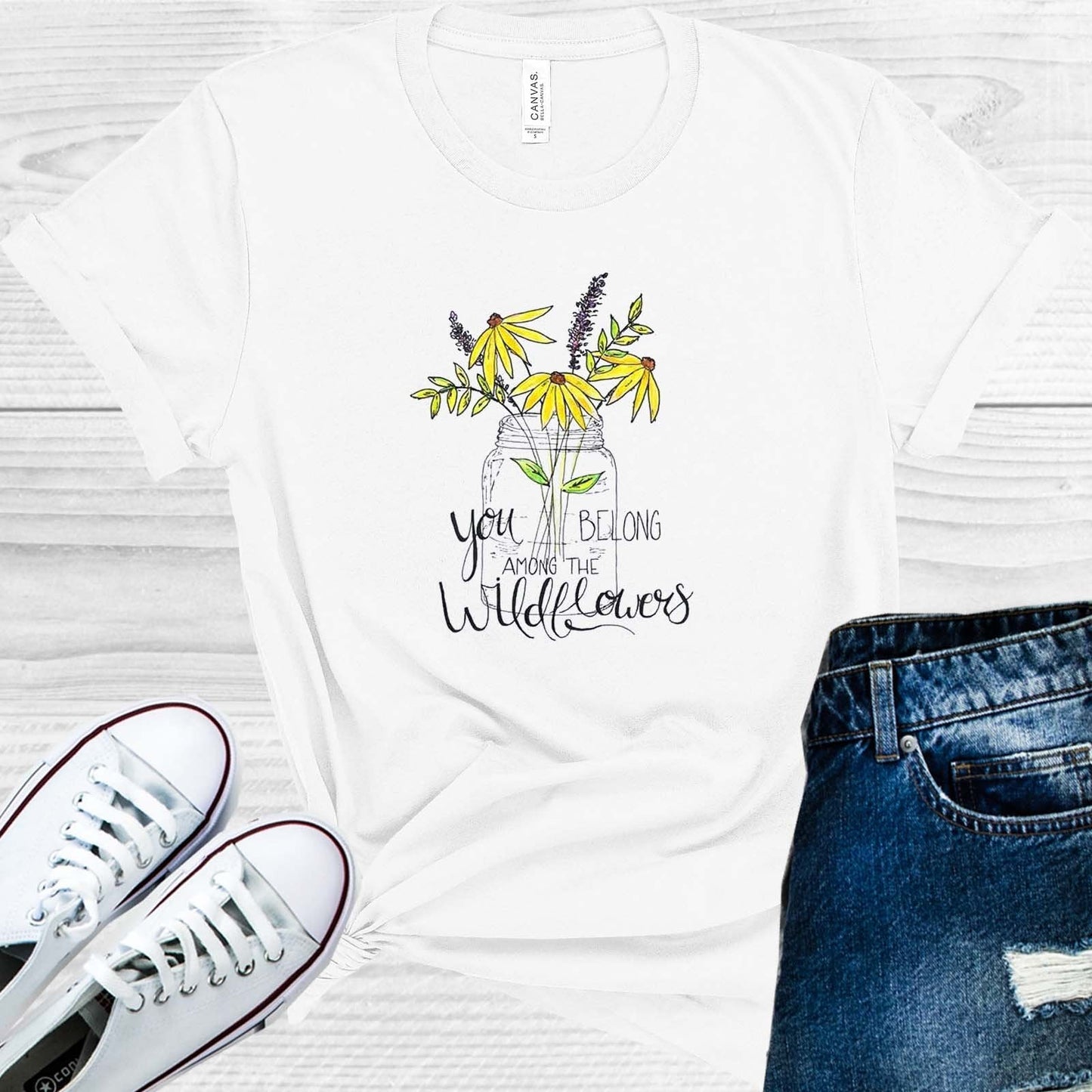 You Belong Among the Wildflowers Graphic Tee